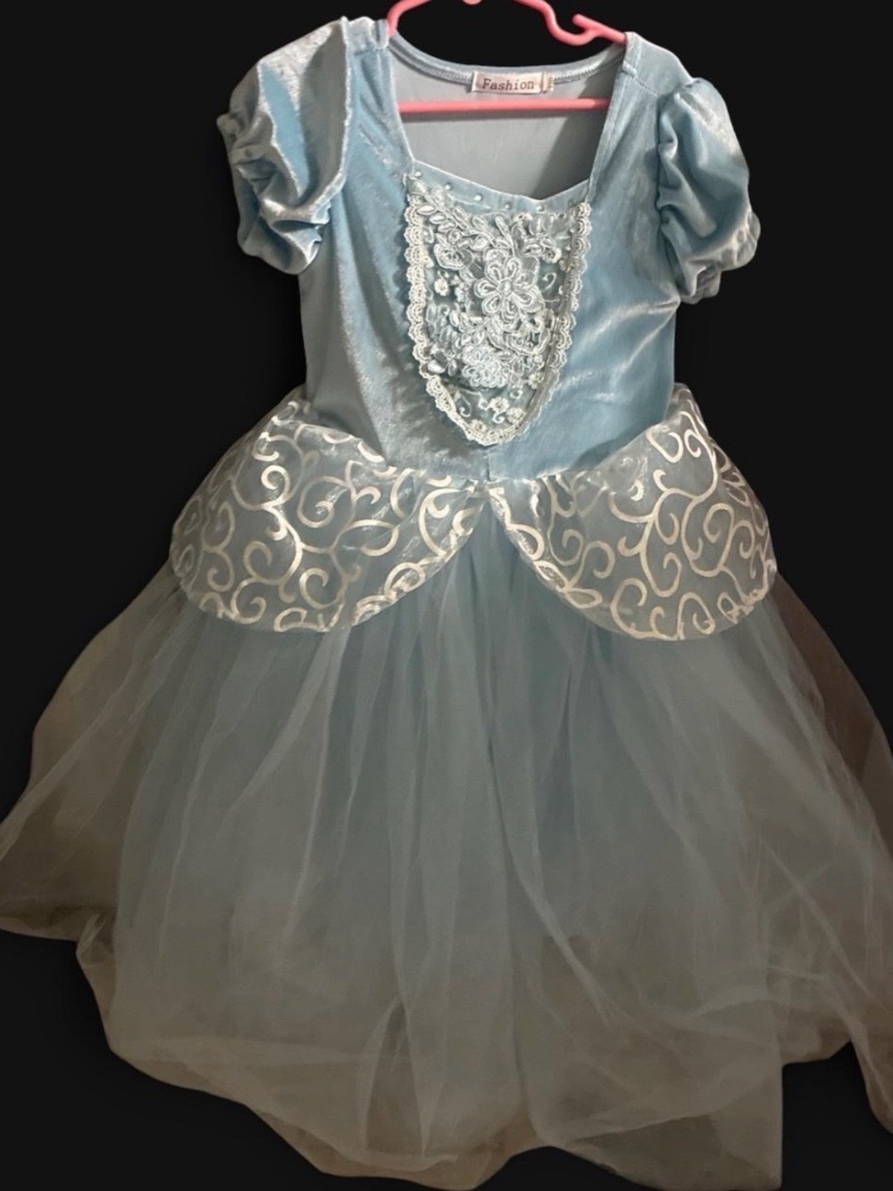 Light Blue Princess Dress Costume for Kids